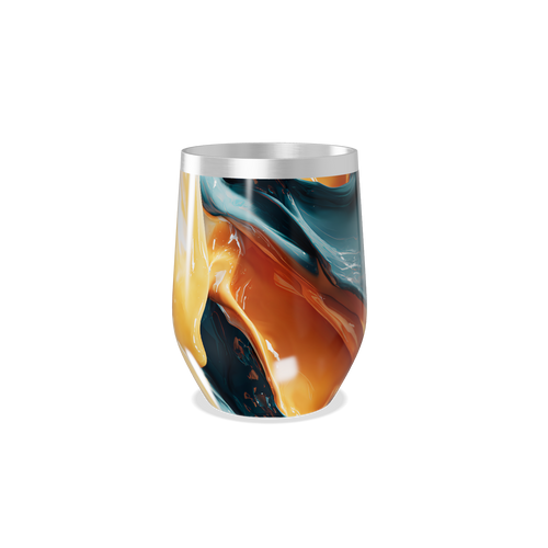 Copo Térmico Slim - Abstrato Colorido Aço Inox