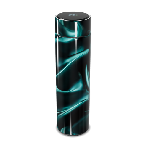 Garrafa Térmica Touch - Preto Azul Estampa