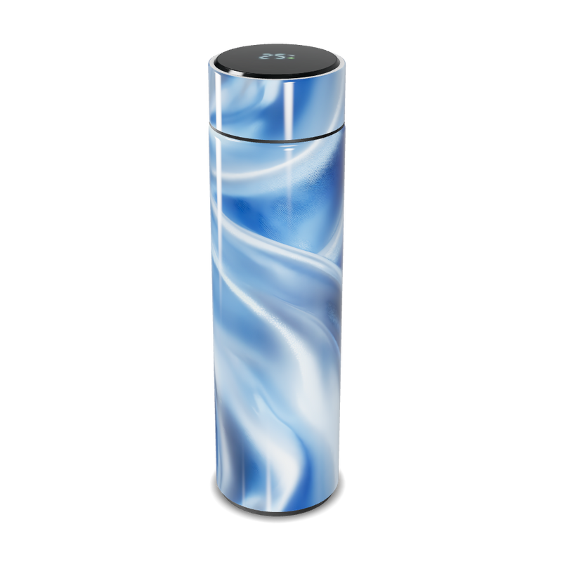 Garrafa Térmica Touch - Azul Mármore Digital