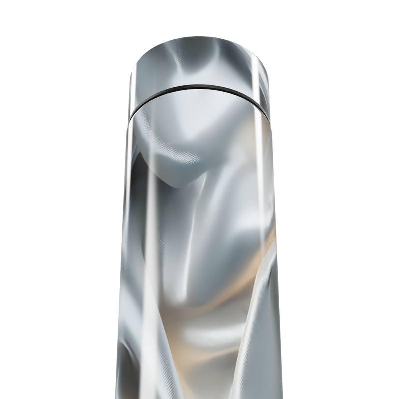 Garrafa Térmica Touch Mármore Prateado