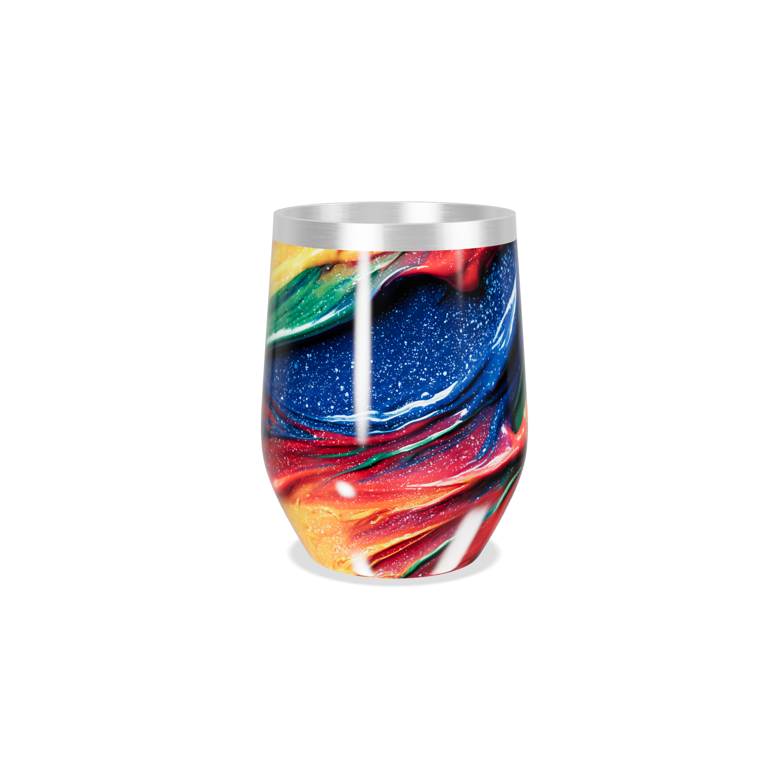 Copo Térmico Slim - Multicolorido Inox