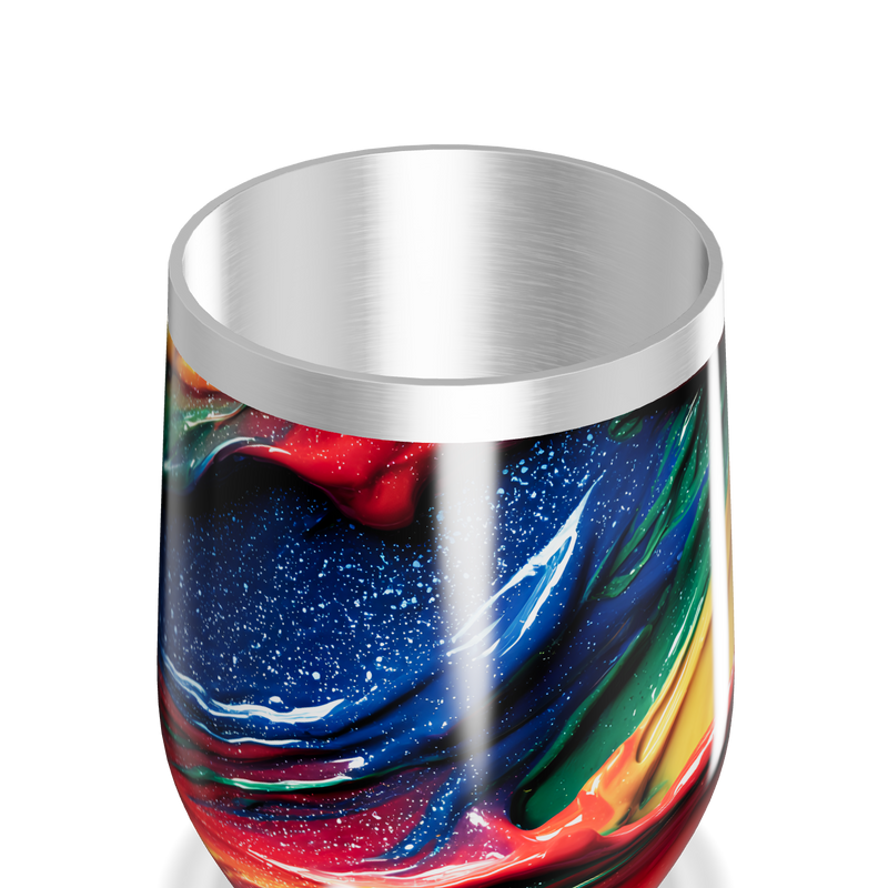 Copo Térmico Slim - Multicolorido Inox