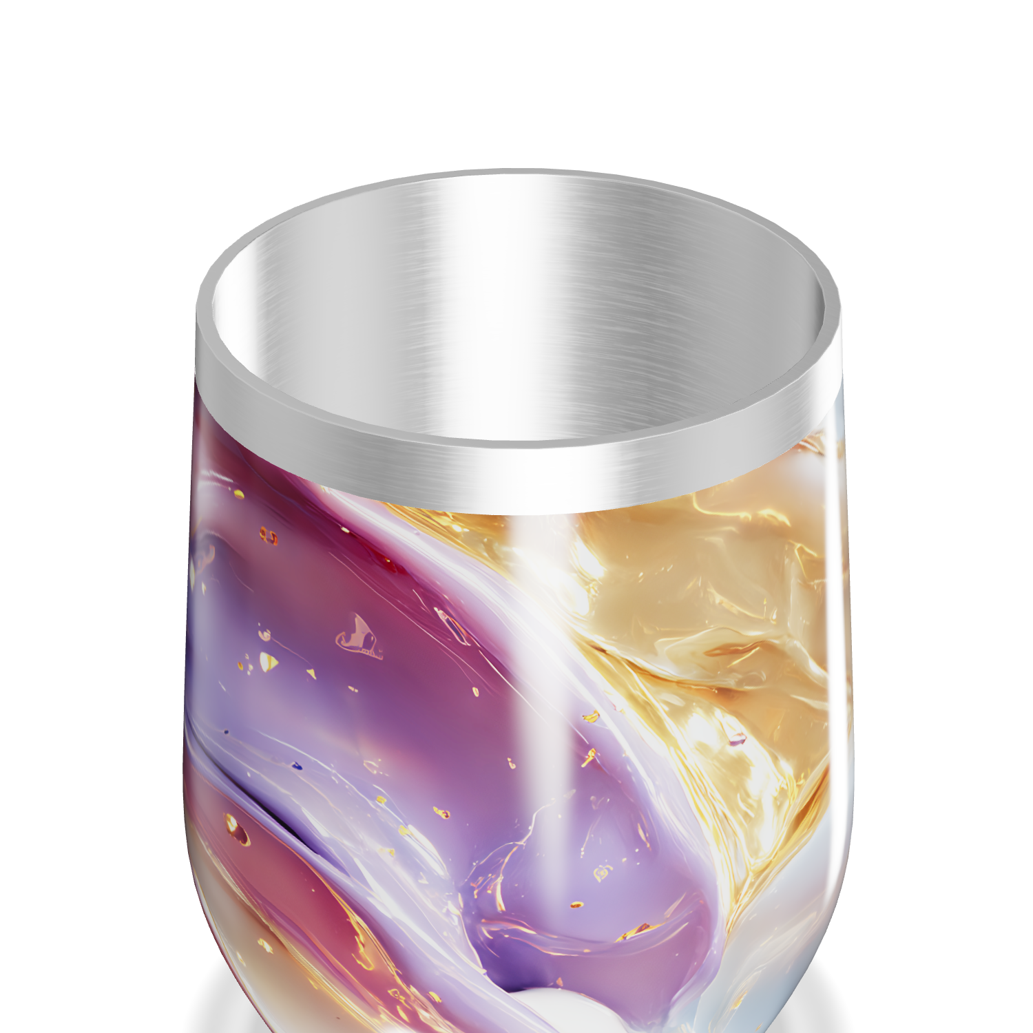 Copo Térmico Slim - Mármore Multicolorido