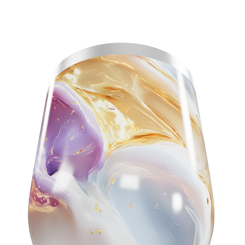 Copo Térmico Slim - Mármore Multicolorido