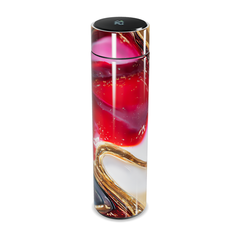 Garrafa Térmica Touch - Estampa Abstrata Colorida