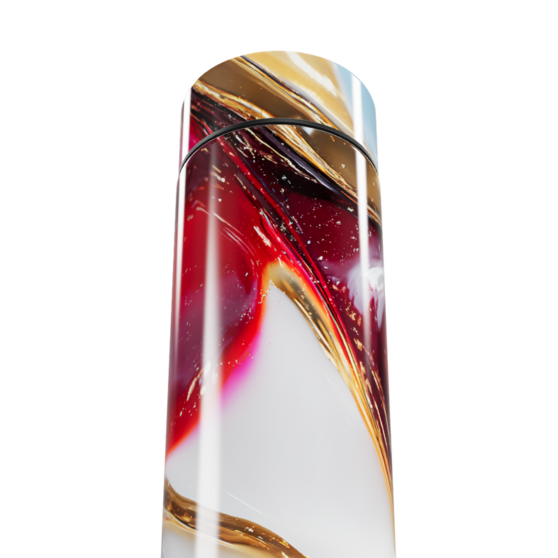 Garrafa Térmica Touch - Estampa Abstrata Colorida