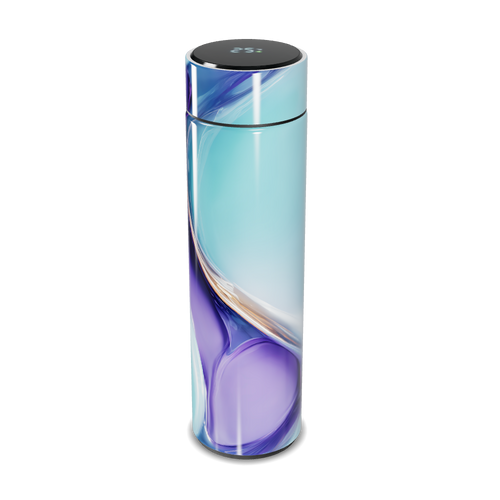 Garrafa Térmica Touch - Design Azul e Roxo