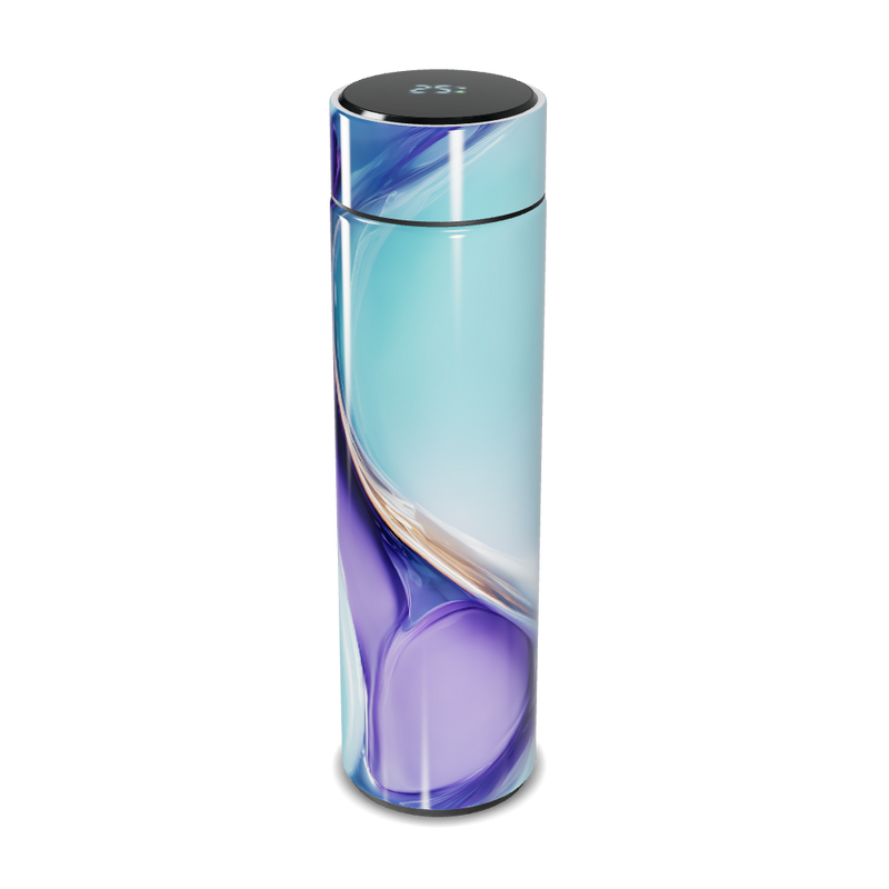 Garrafa Térmica Touch - Design Azul e Roxo