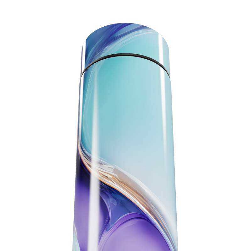 Garrafa Térmica Touch - Design Azul e Roxo