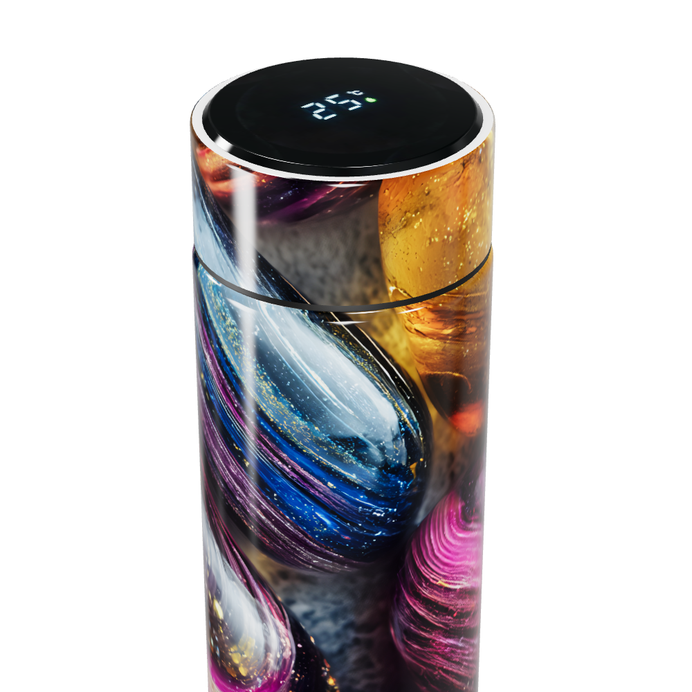 Garrafa Térmica Touch - Estampa Multicolorida