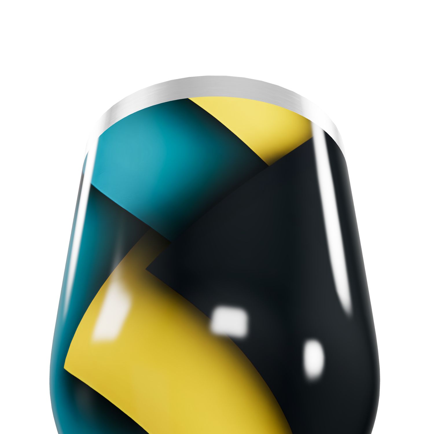 Copo Térmico Slim - Estampa Colorida Geométrica