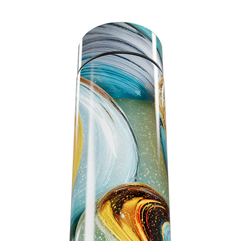 Garrafa Térmica Touch - Estampa Abstrata Colorida