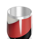 Copo Térmico Slim - Preto e Vermelho Listrado