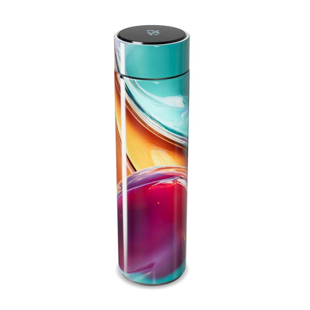 Garrafa Térmica Touch - Colorida com Display Digital