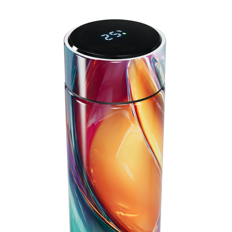Garrafa Térmica Touch - Colorida com Display Digital