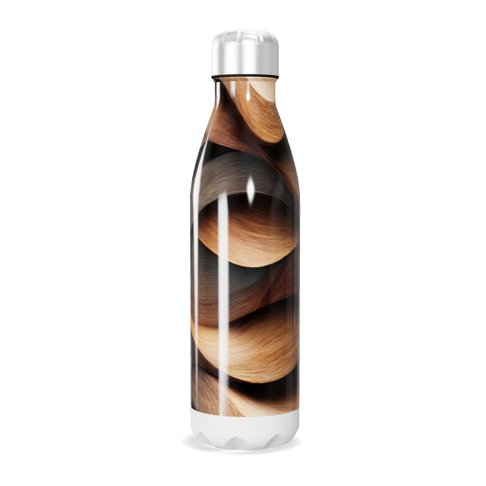 Garrafa Inox - Estampa Madeira