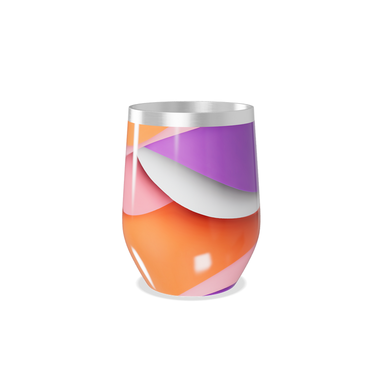 Copo Térmico Slim - Estampado Colorido Inox