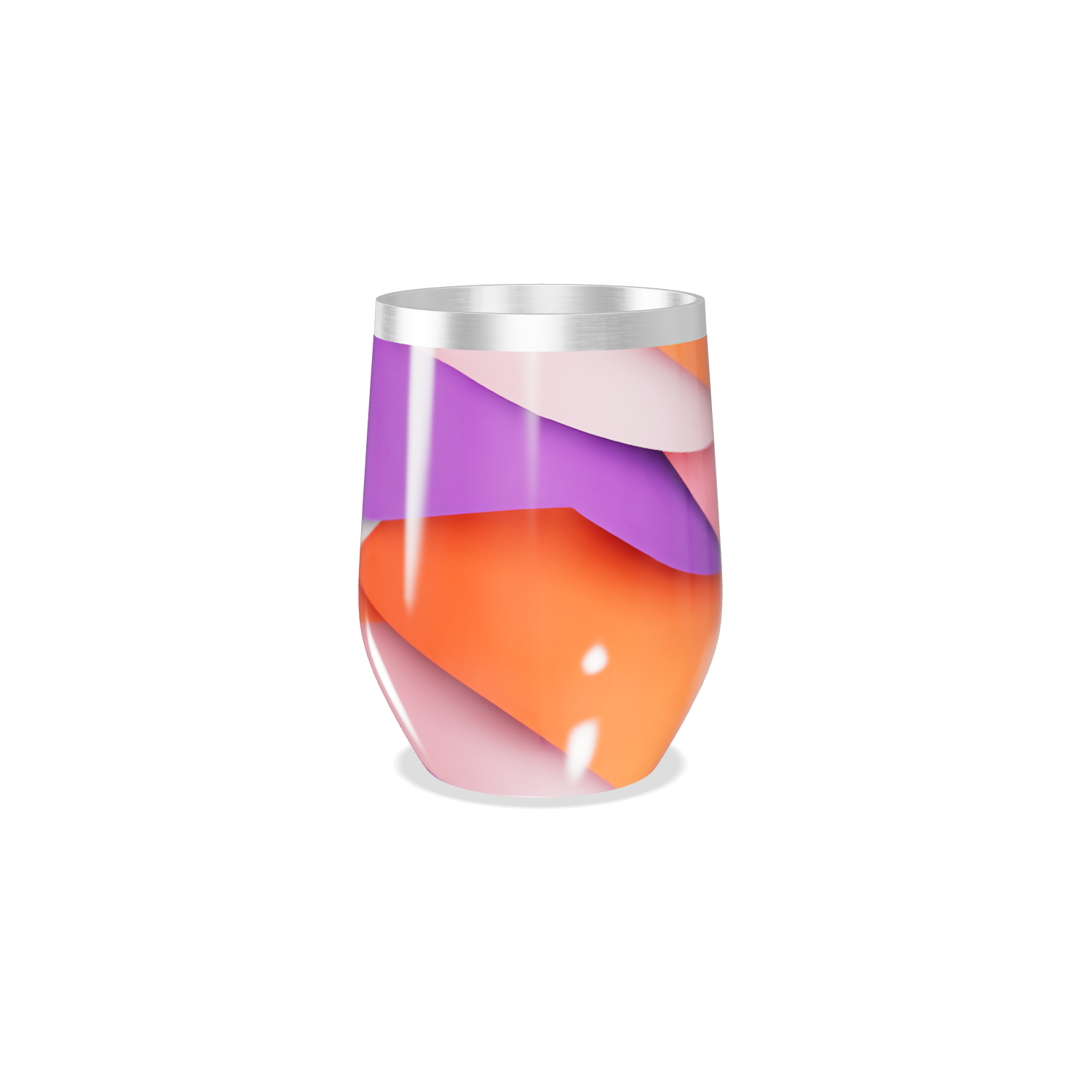 Copo Térmico Slim - Estampado Colorido Inox