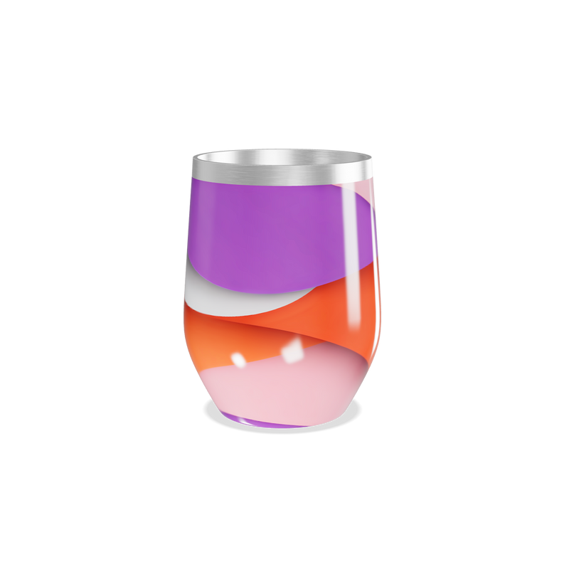 Copo Térmico Slim - Estampado Colorido Inox