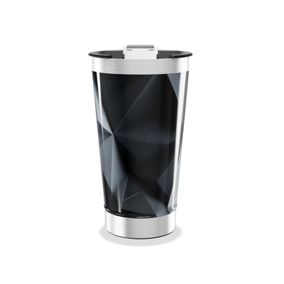 Copo Térmico - Preto Geométrico Aço