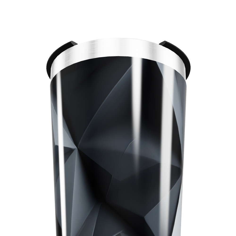 Copo Térmico - Preto Geométrico Aço
