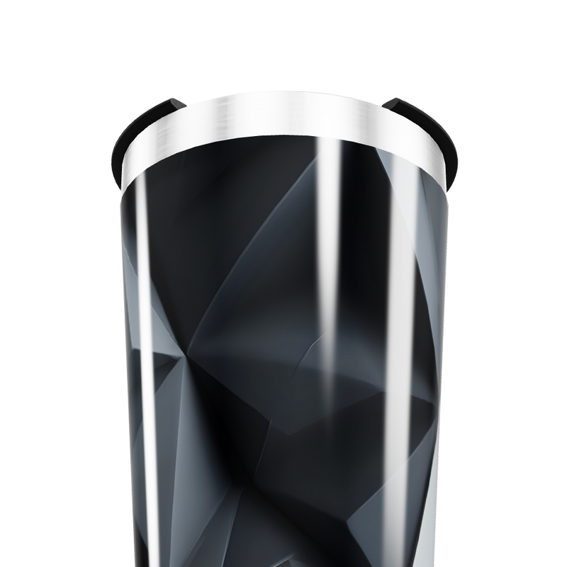 Copo Térmico - Preto Geométrico Aço