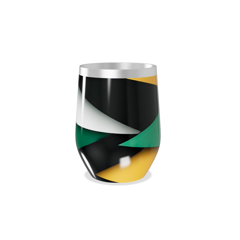 Copo Térmico Slim - Estampa Geométrica Colorida