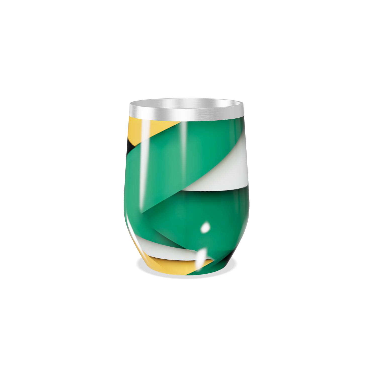 Copo Térmico Slim - Estampa Geométrica Colorida