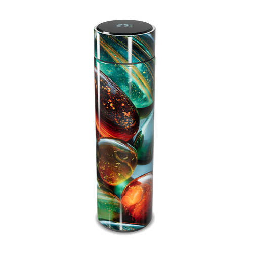 Garrafa Térmica Touch - Estampa Colorida Vidro