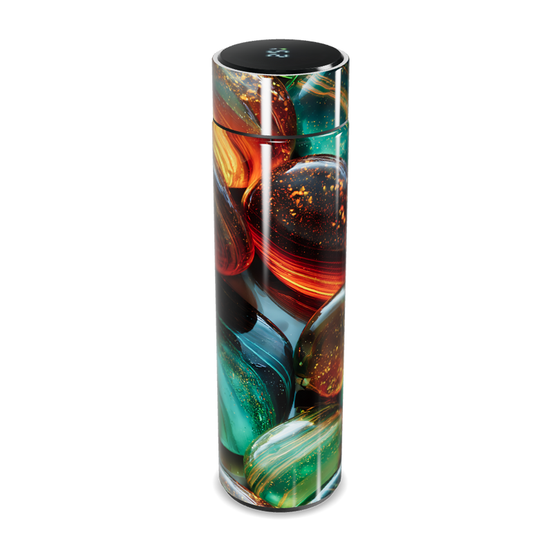 Garrafa Térmica Touch - Estampa Colorida Vidro