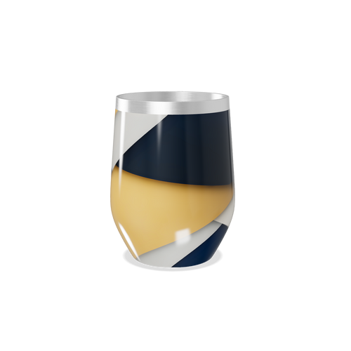 Copo Térmico Slim - Design Geométrico Colorido