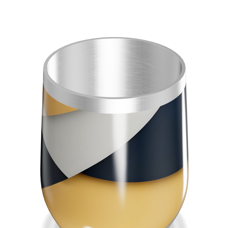 Copo Térmico Slim - Design Geométrico Colorido