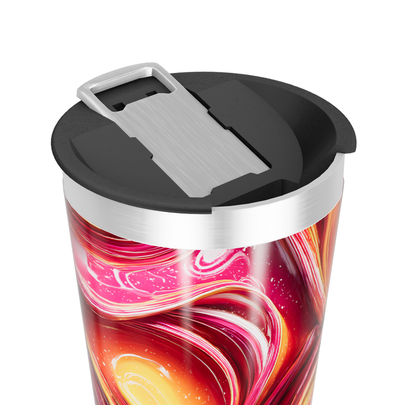 Copo Térmico - Estampa Abstrata Colorida