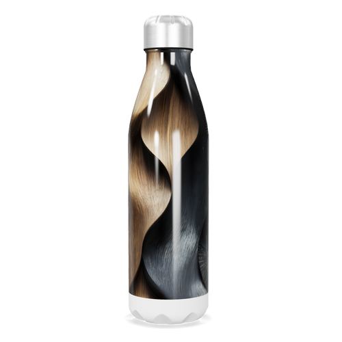 Garrafa Inox - Estampa Ondas Cores