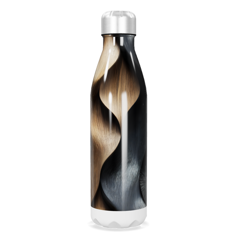 Garrafa Inox - Estampa Ondas Cores