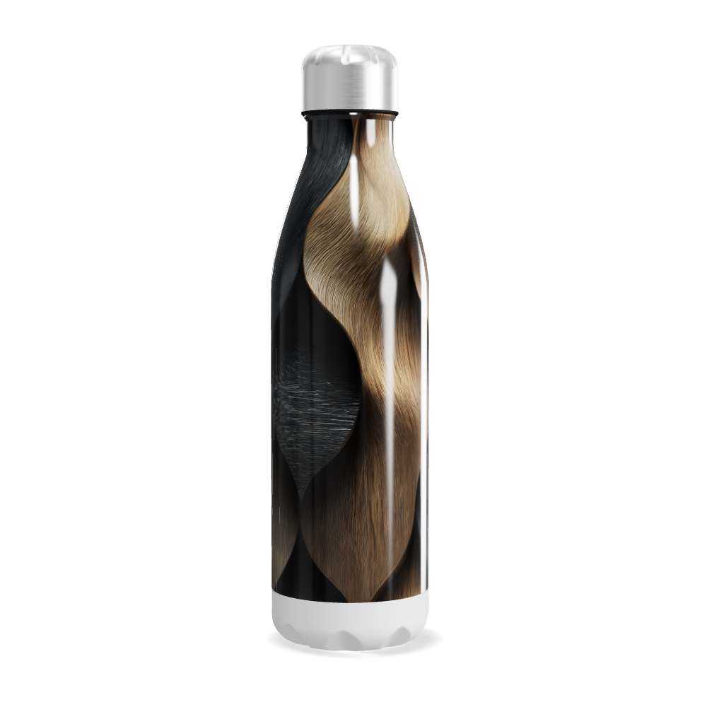 Garrafa Inox - Estampa Ondas Cores