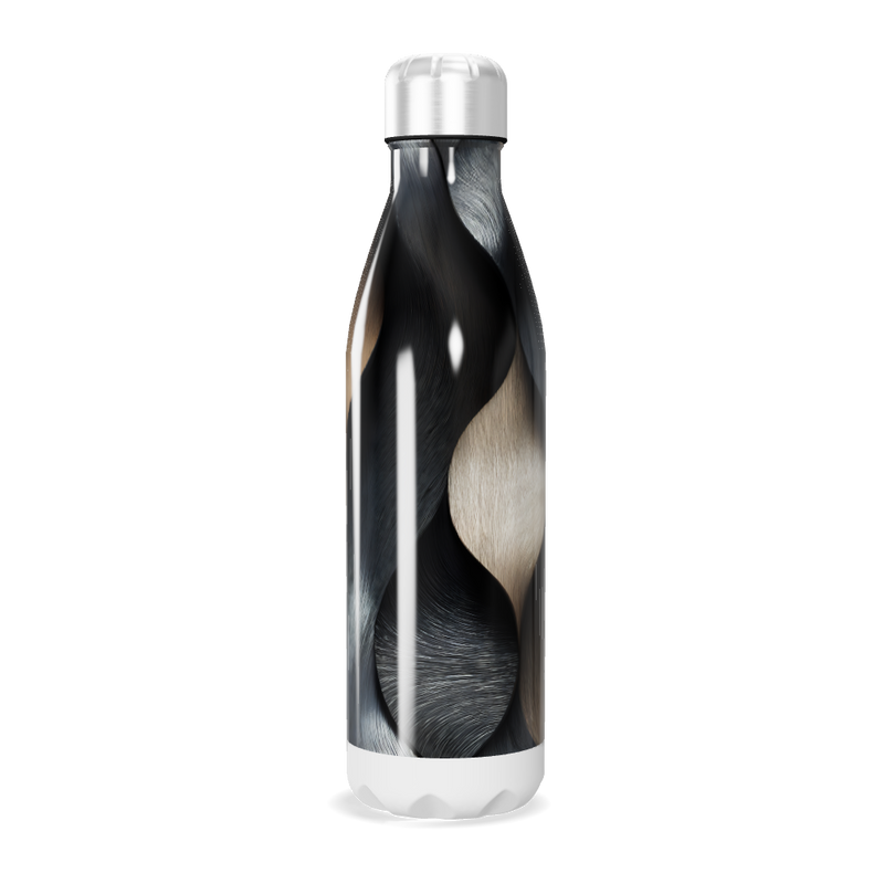 Garrafa Inox - Estampa Ondas Cores