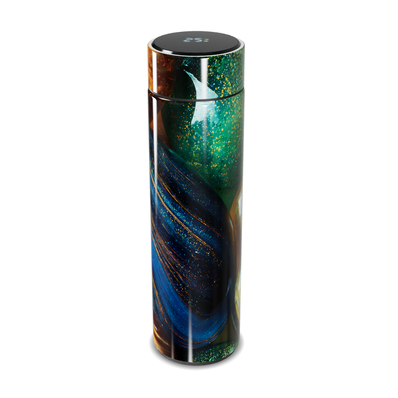 Garrafa Térmica Touch - Colorida com LED Temperatura