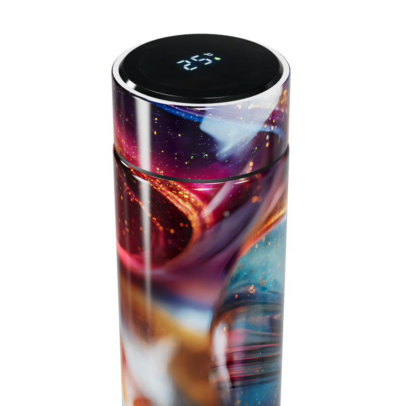 Garrafa Térmica Touch - Abstrata Colorida