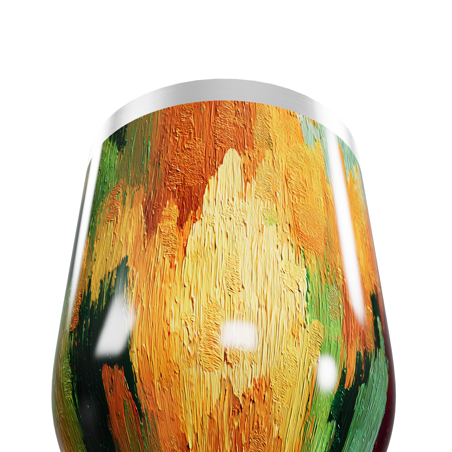 Copo Térmico Slim - Estampa Abstrata Colorida