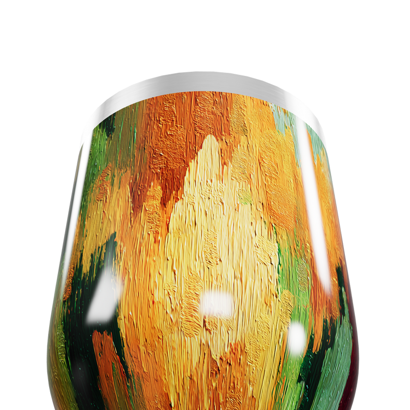 Copo Térmico Slim - Estampa Abstrata Colorida