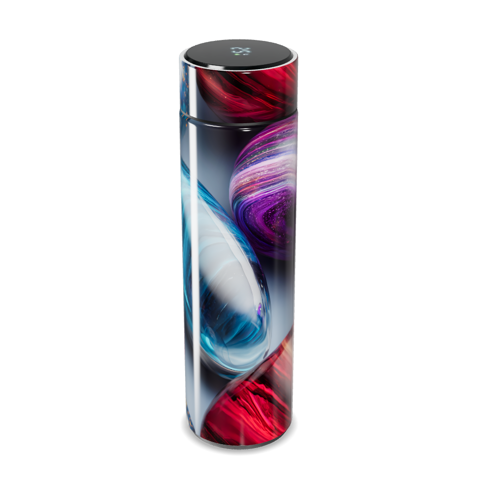 Garrafa Térmica Touch - Estampa Colorida Vidro