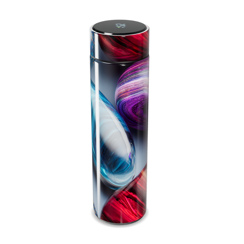 Garrafa Térmica Touch - Estampa Colorida Vidro