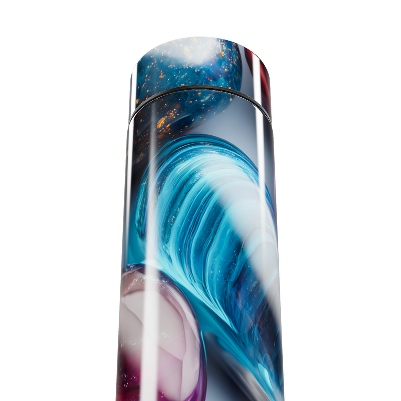 Garrafa Térmica Touch - Estampa Colorida Vidro