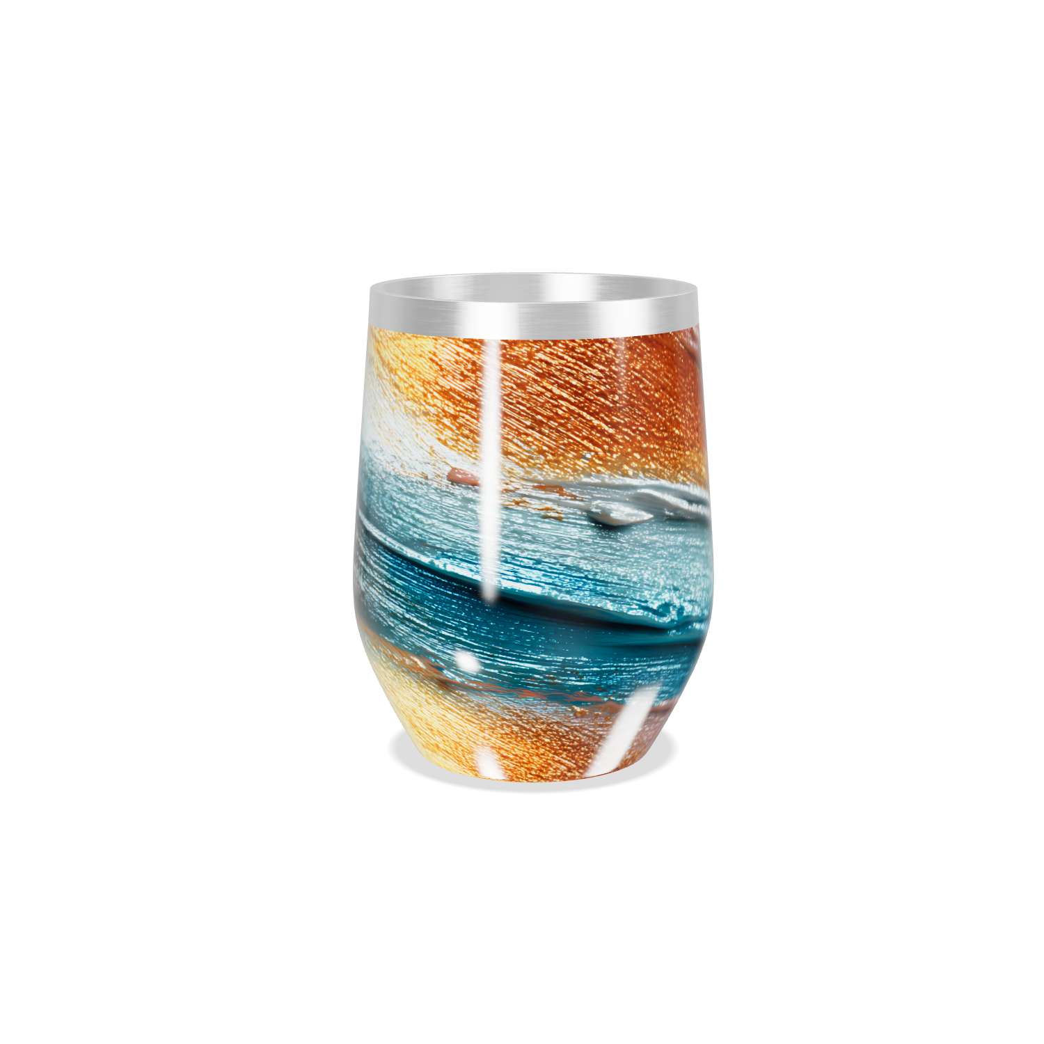 Copo Térmico Slim - Estampado Colorido Inox