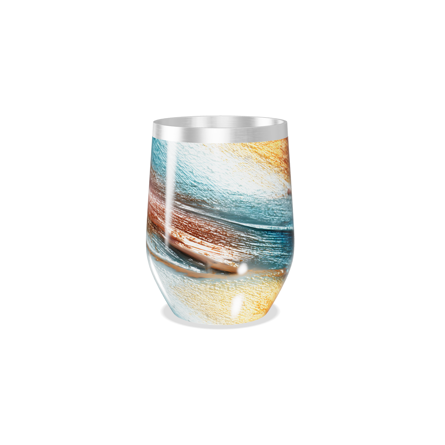 Copo Térmico Slim - Estampado Colorido Inox