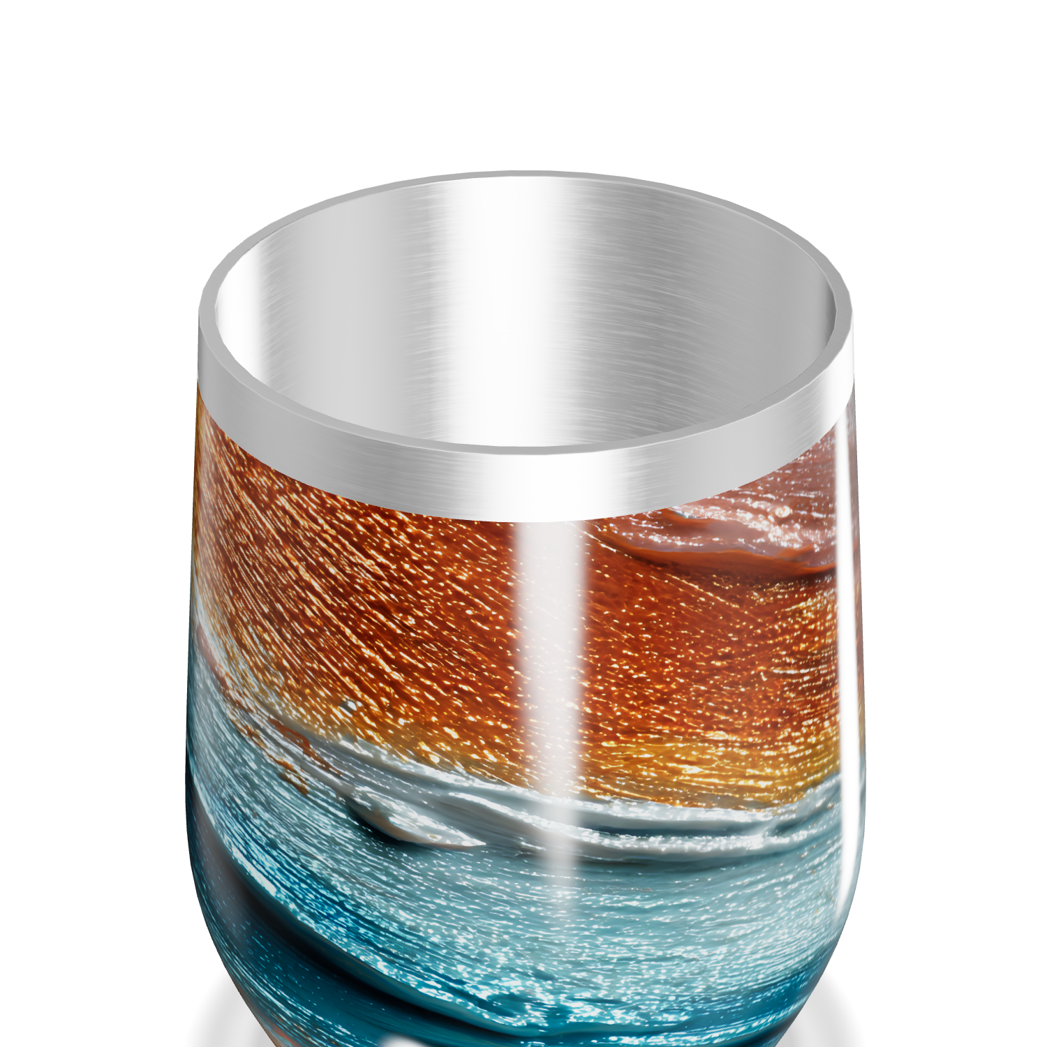 Copo Térmico Slim - Estampado Colorido Inox