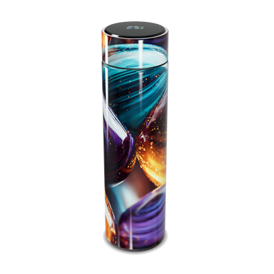 Garrafa Térmica Touch - Estampa Colorida Vidro