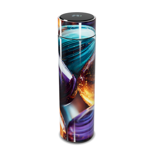 Garrafa Térmica Touch - Estampa Colorida Vidro