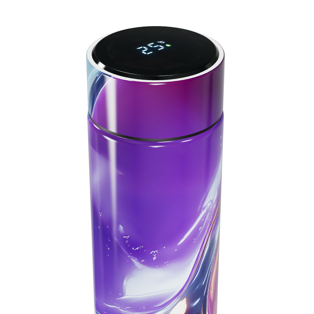 Garrafa Térmica Touch - Colorida Digital LED